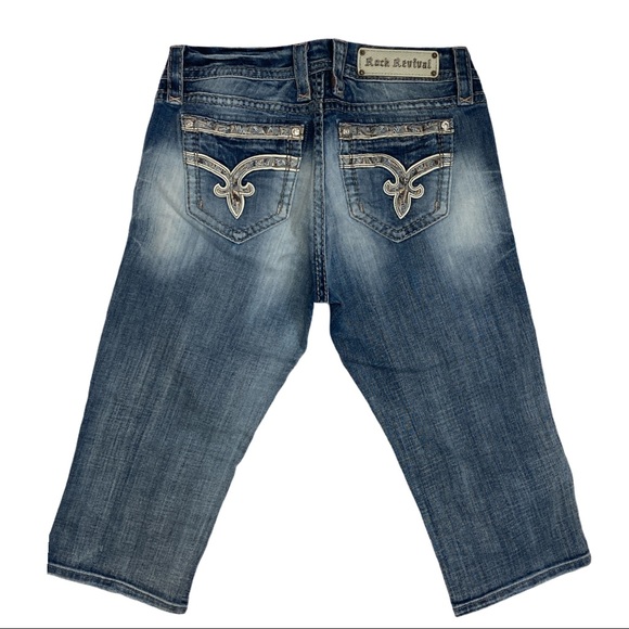 Rock Revival Sherry Easy Crop Distressed Jeans - Picture 3 of 8